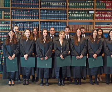 Acto solemne de juramento o promesa de la función de abogado y abogada celebrado el pasado 19 de mayo y celebración San Ivo