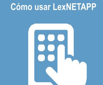 LexnetAPP. Accede con tu movil a mensajes o avisos de lexnet