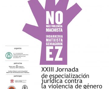 XXIII Jornada de Especialización Jurídica contra la violencia de Género